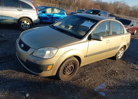 2008 Kia Rio Lx from USA, damaged, VIN KNADE123286352003